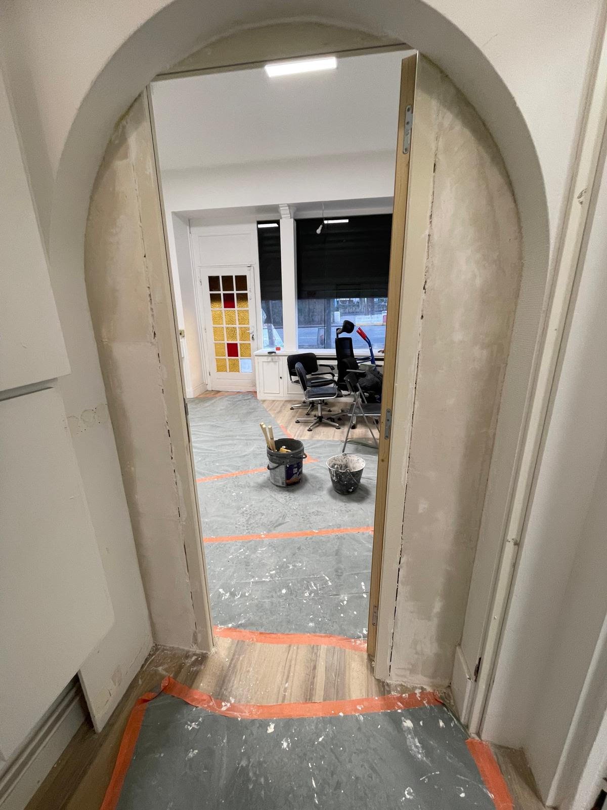 Pendant les travaux